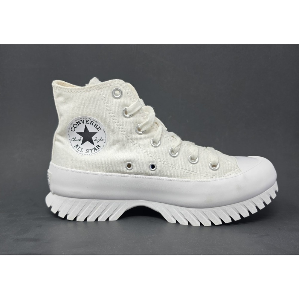 Converse Chuck Taylor All Star Lugged 2.0 Unisex Women's7/Men's 5 Shoe White NWB - Picture 7 of 9